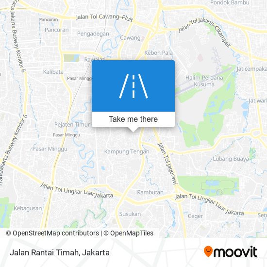 Jalan Rantai Timah map