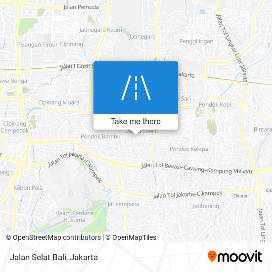 Jalan Selat Bali map