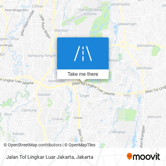 Jalan Tol Lingkar Luar Jakarta map