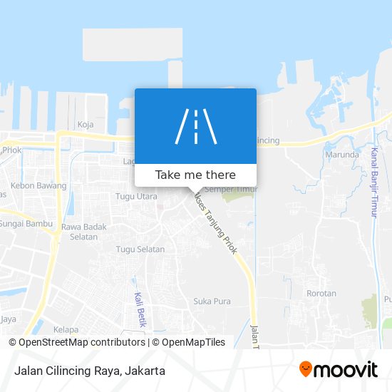 Jalan Cilincing Raya map