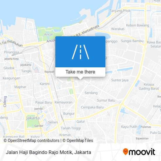 Jalan Haji Bagindo Rajo Motik map