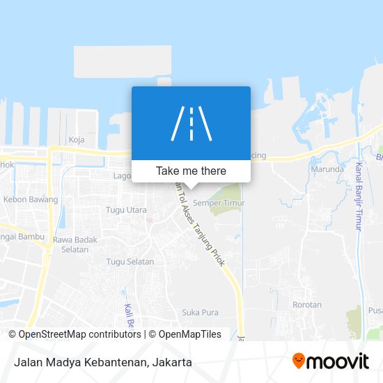 Jalan Madya Kebantenan map