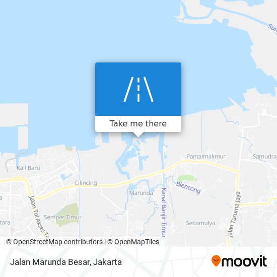 Jalan Marunda Besar map