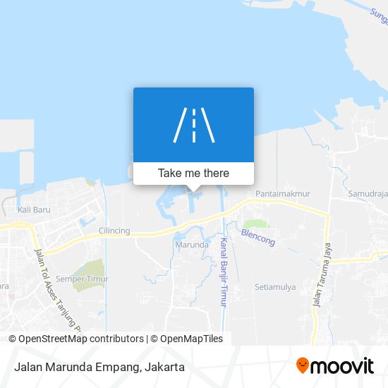 Jalan Marunda Empang map