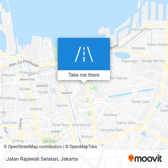 Jalan Rajawali Selatan map