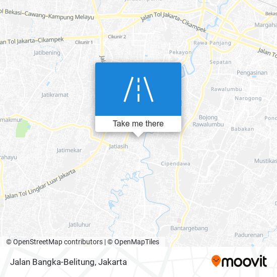 Jalan Bangka-Belitung map