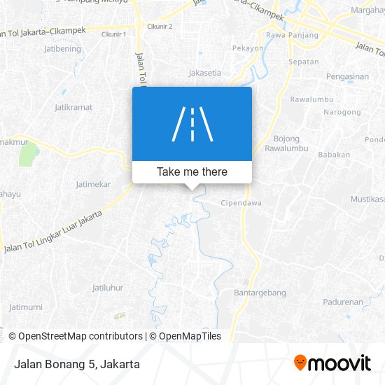 Jalan Bonang 5 map