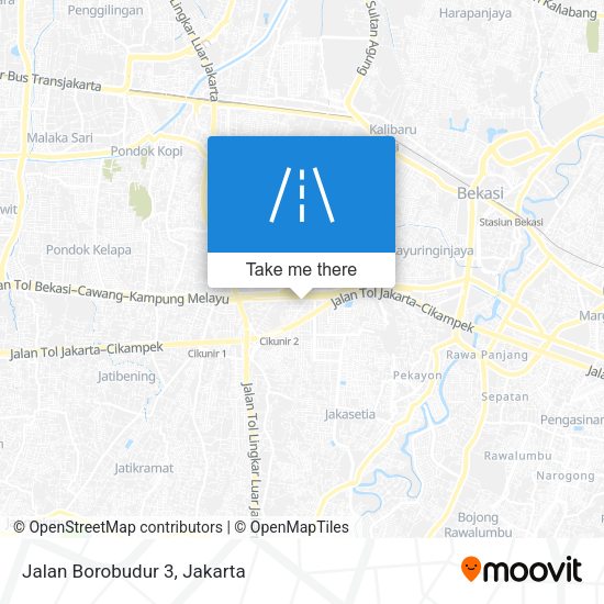 Jalan Borobudur 3 map