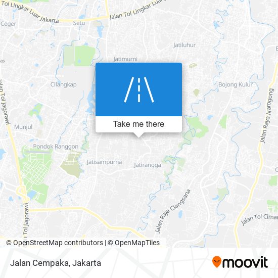 Jalan Cempaka map