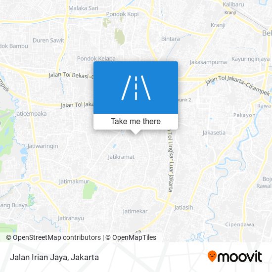 Jalan Irian Jaya map