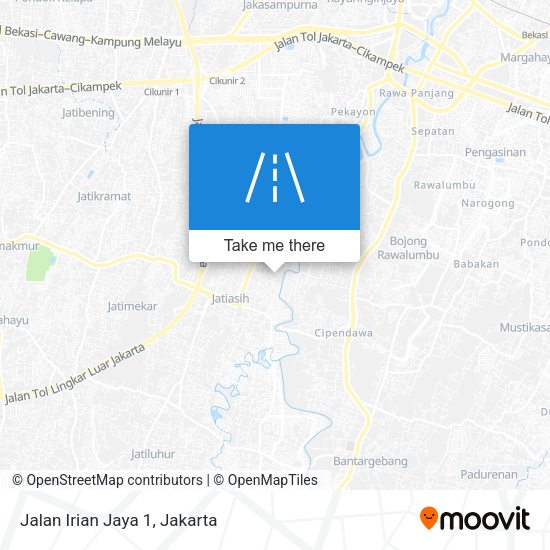 Jalan Irian Jaya 1 map