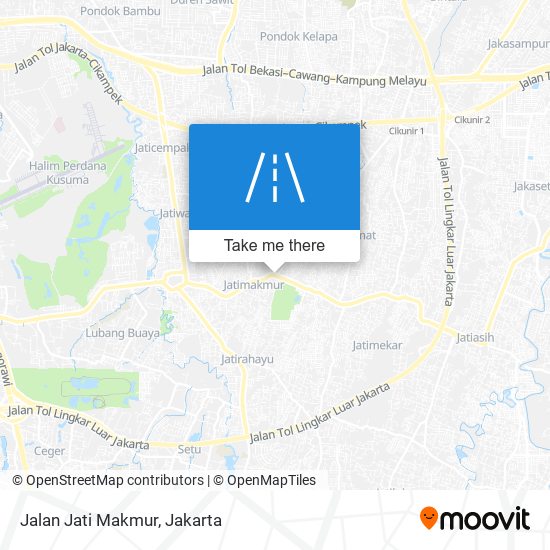 Jalan Jati Makmur map