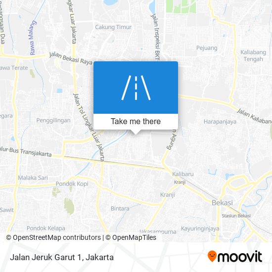 Jalan Jeruk Garut 1 map