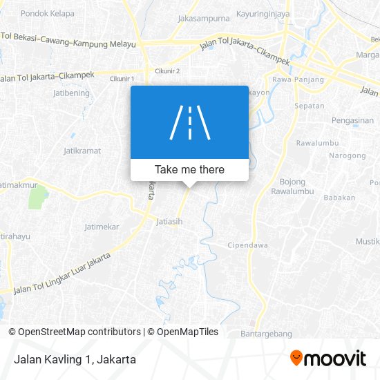 Jalan Kavling 1 map
