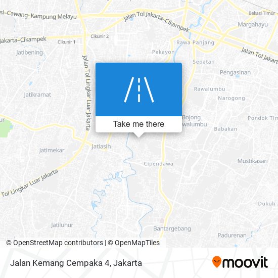 Jalan Kemang Cempaka 4 map