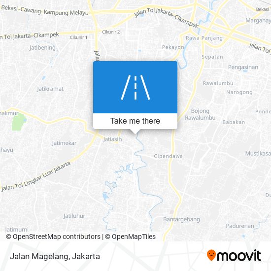 Jalan Magelang map