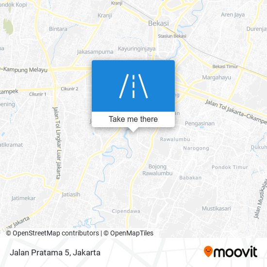 Jalan Pratama 5 map