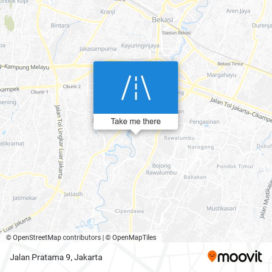 Jalan Pratama 9 map