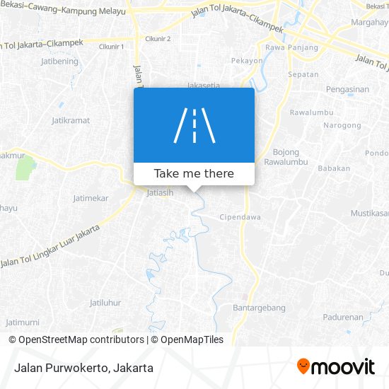 Jalan Purwokerto map