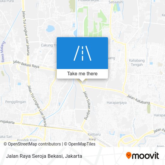Jalan Raya Seroja Bekasi map