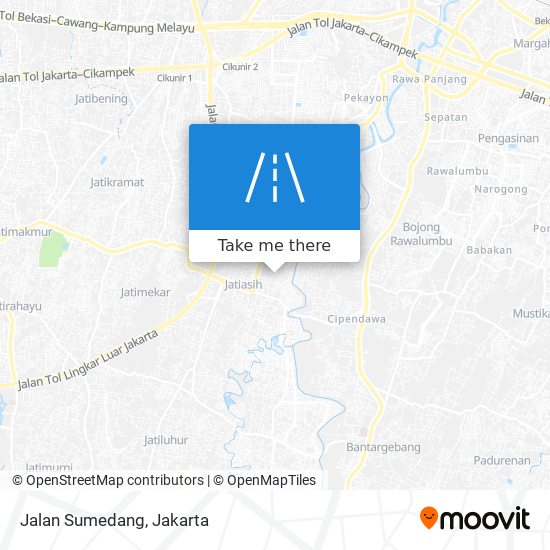 Jalan Sumedang map