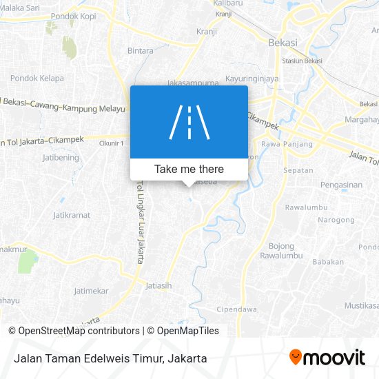 Jalan Taman Edelweis Timur map