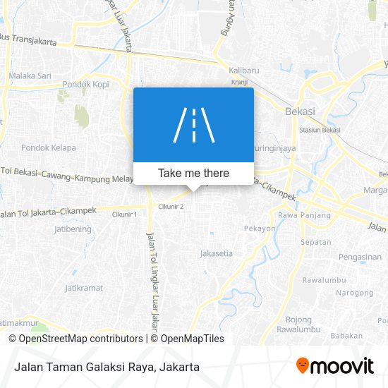 Jalan Taman Galaksi Raya map