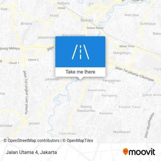 Jalan Utama 4 map