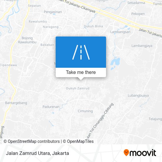 Jalan Zamrud Utara map