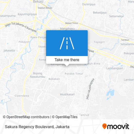 Sakura Regency Boulevard map
