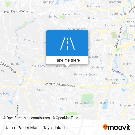 Jalam Palem Manis Raya map