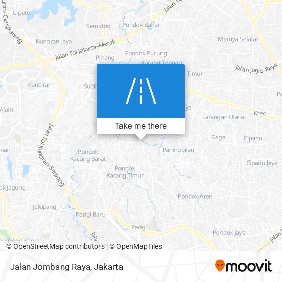 Jalan Jombang Raya map
