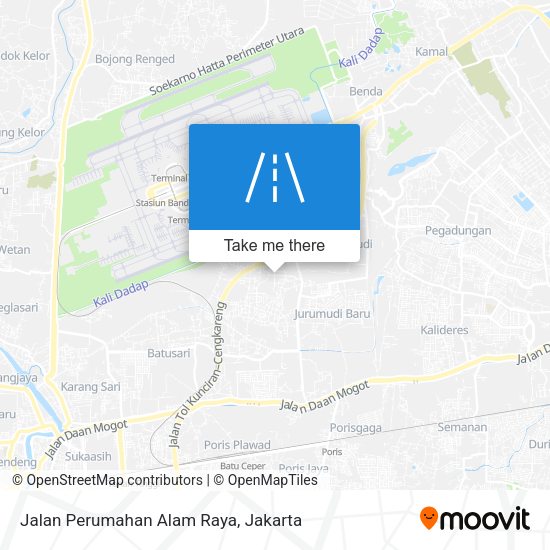 Jalan Perumahan Alam Raya map