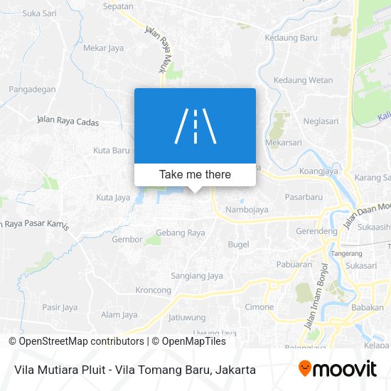 Vila Mutiara Pluit - Vila Tomang Baru map