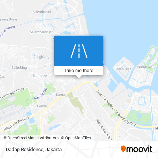 Dadap Residence map
