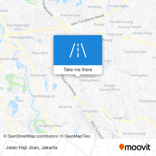 Jalan Haji Joan map