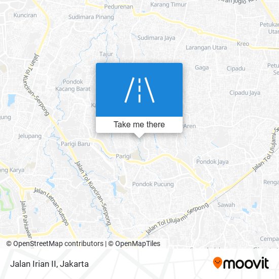 Jalan Irian II map