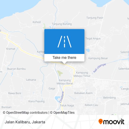 Jalan Kalibaru map