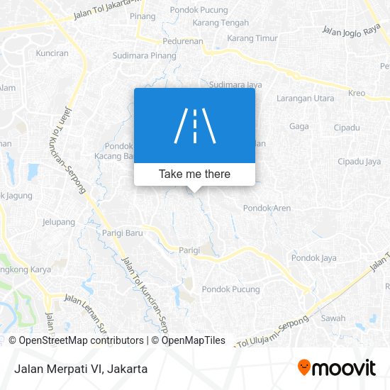 Jalan Merpati VI map