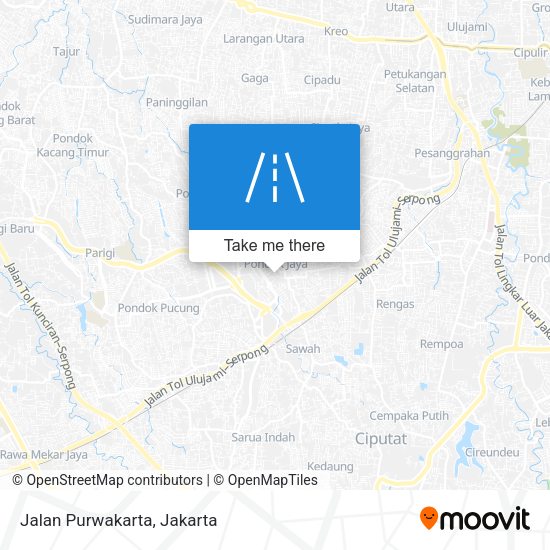 Jalan Purwakarta map
