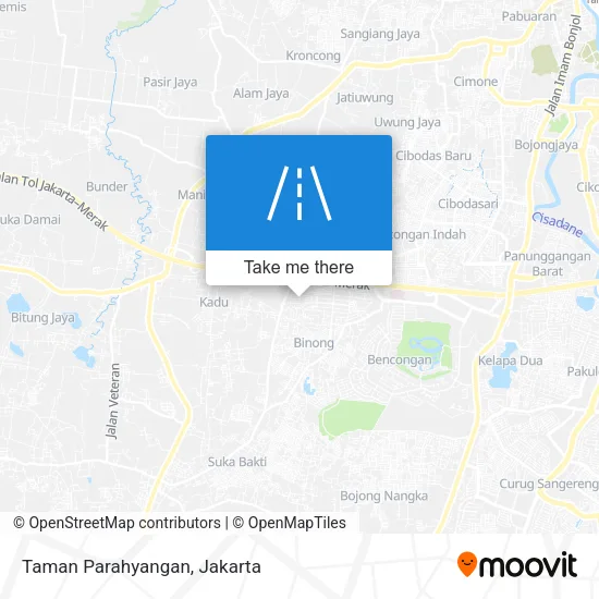 Taman Parahyangan map