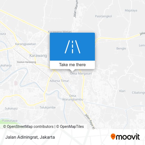 Jalan Adiningrat map