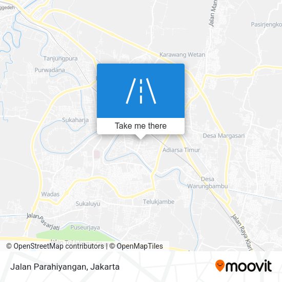 Jalan Parahiyangan map