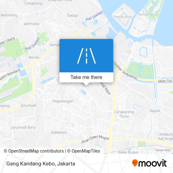 Gang Kandang Kebo map