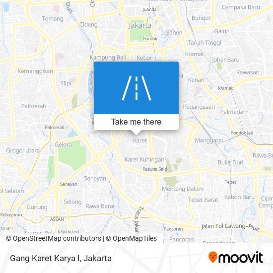 Gang Karet Karya I map