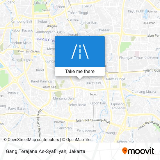 Gang Terajana As-Syafi'Iyah map