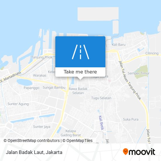 Jalan Badak Laut map