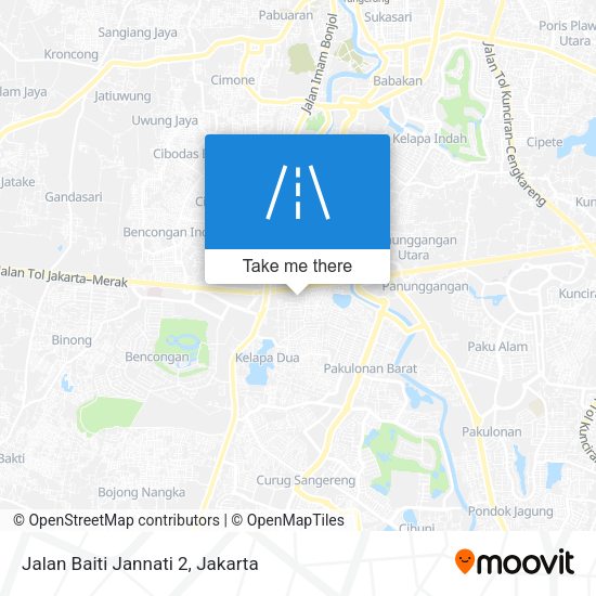 Jalan Baiti Jannati 2 map