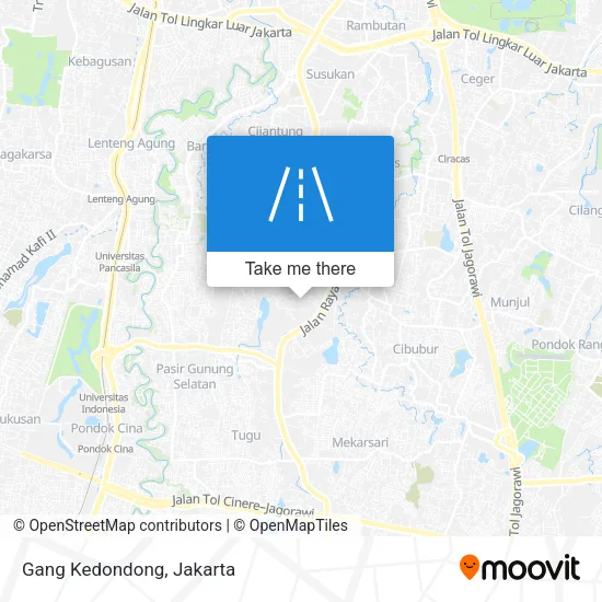 Gang Kedondong map