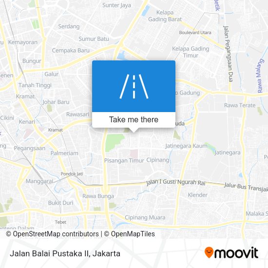 Jalan Balai Pustaka II map